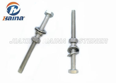 스테인레스 스틸 304 316 M20 X 90mm 육각 헤드 볼트 및 너트, 와셔 포함