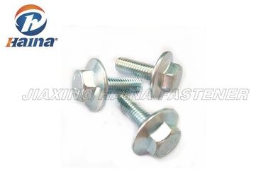M8 Ｘ 25 탄소강 육각 헤드 플랜지 볼트는 왼쪽 스레드 / 옳은 스레드를 특화했습니다
