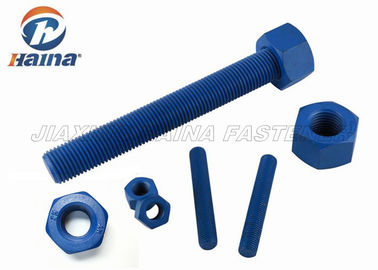 ASTM A193 B7 B7M 탄소강 완전 나사산 로드 너트 스터드 볼트 및 너트