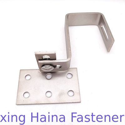 A4 스테인리스 태양 전지판 주문 설치 조정가능한 기와 지붕 걸이