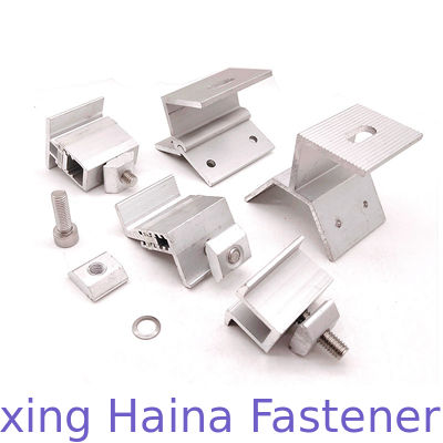 스탠드 솔기 솔라 루프/솔라 패널/나사 포함 솔라 모듈 브래킷 클램프