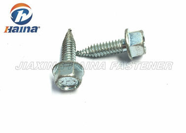 DIN 7976 Zinc Plated Carbon Steel Hex Head Self Tapping Screws For Automobile