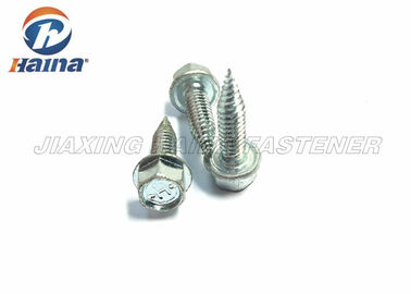 DIN 7976 Zinc Plated Carbon Steel Hex Head Self Tapping Screws For Automobile