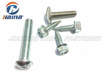 DIN 7976 Zinc Plated Carbon Steel Hex Head Self Tapping Screws For Automobile